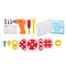 144pcs Power Tool Drill Kids Power Screw Driver Drill Toy Construction Tool Electric Drill Toy DIY Education