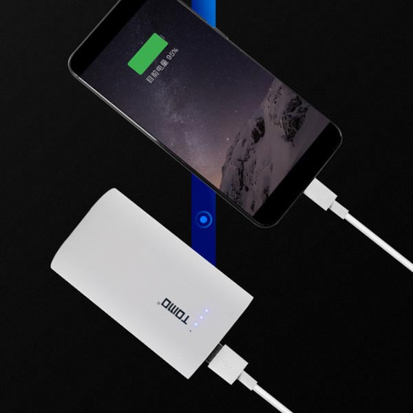 TOMO 26650 Li-on Battery Charger Portable Power Bank Travel Camping Hiking USB Battery Charger