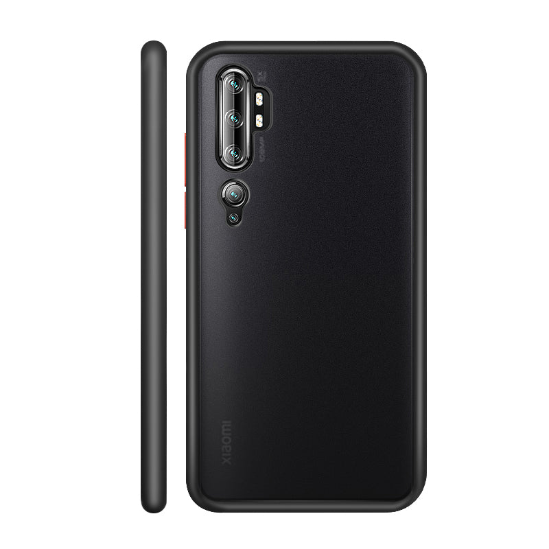 Bakeey Armor Shockproof Anti-fingerprint Matte Translucent Hard PC&Soft TPU Edge Protective Case for Xiaomi Mi Note 10 / Xiaomi Mi Note 10 Pro / Xiaomi Mi CC9 Pro