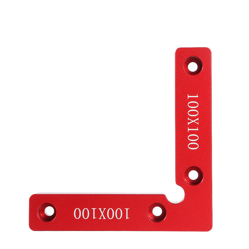 Aluminium Alloy 90 Degree 100x100mm Precision Clamping Square Woodworking Machinist Square Positioning Right Angle Clamping Measure