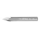 Drillpro 5pcs 6mm Shank 0.1mm Tip 45 Degree Tungsten Steel Engraving Bit CNC Tool