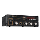 Kinter T1 2X25W Digital bluetooth Stereo Amplifier Support TF FM USB Microphone EU 12V/220V