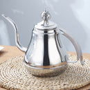 1.2/1.8L Stainless Steel Coffee Drip Pot Gooseneck Kettle Teapot with Filter Induction Cooker Tea Kettle