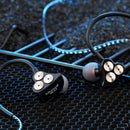 3.5mm Jack Six Dynamic Units Earphone In-ear HIFI Bass Noise Cancelling Sports Earbuds Headset