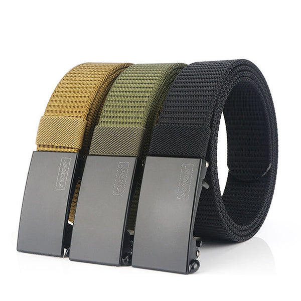 TUSHI K23 120cm x 3.2cm Punch Free Military Tactical Belt Adjustable Nylon Belt Waist Belt
