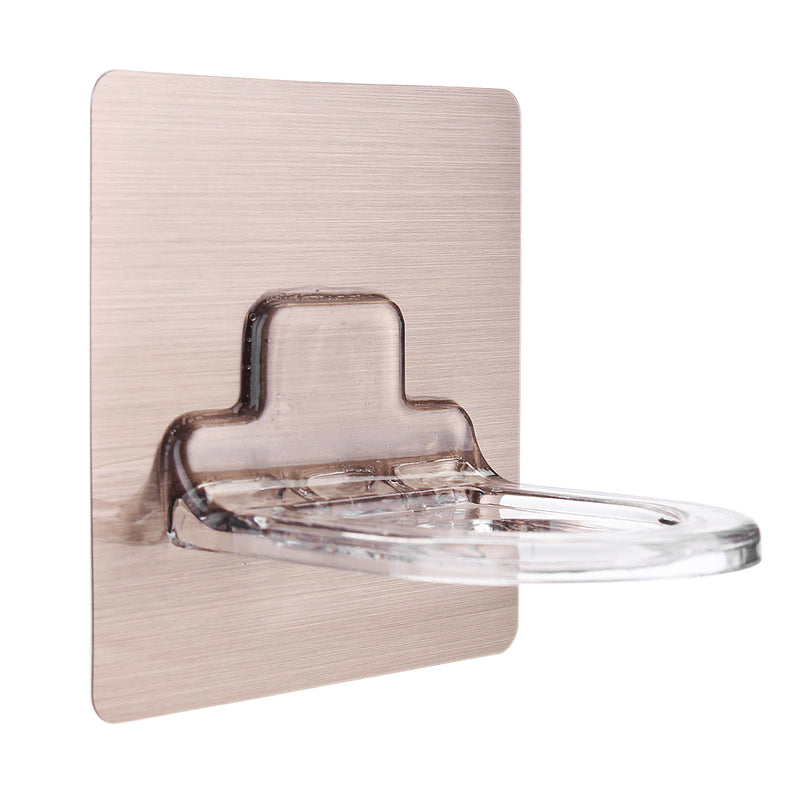 Wall Mounted Magic Sticky Shampoo Hook Shower Hand Soap Bottle Storage Hanging Holder