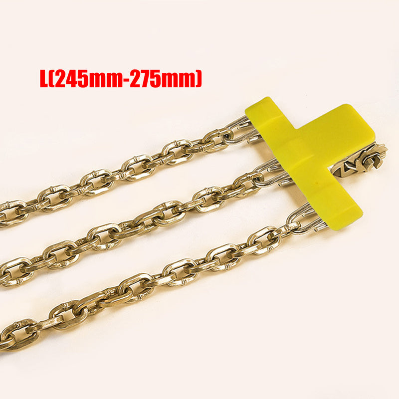 Steel Wheel Tire Snow Anti-skid Chains Car Truck SUV Emergency Winter Driving Car Snow Chain