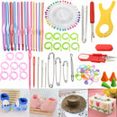 73Pcs/Set Knitting Sewing Needles Crochet Hook Accessories Tools Crafts Set Xmas