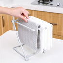 Creative Foldable Vertical Rags Towel Holder Hanger Rag Storage Table Storage Cup Racks