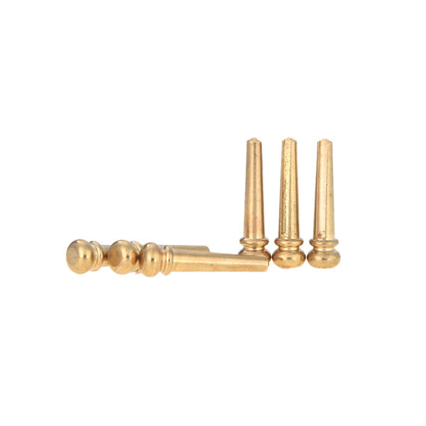 6pcs Durable Metal Brass Bridge Pins for Acoustic Guitar Golden Accessories
