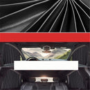 4 Pieces Magnetic Installation Car Side Window Sunshade Slide Curtain
