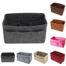 Felt Insert Bag Multi Pockets Handbag Purse Organizer Cosmetic Makeup Travel Desktop Organizer