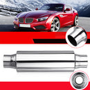 2'' In/Outlet 13'' Long Car Turbo Exhaust Muffler Resonator Siliencer Stainless