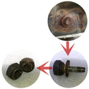 Drillpro 10pcs Damaged Nut Bolt Extractor Repair Kit Metric Broken Bolt Remover Stud Extractor