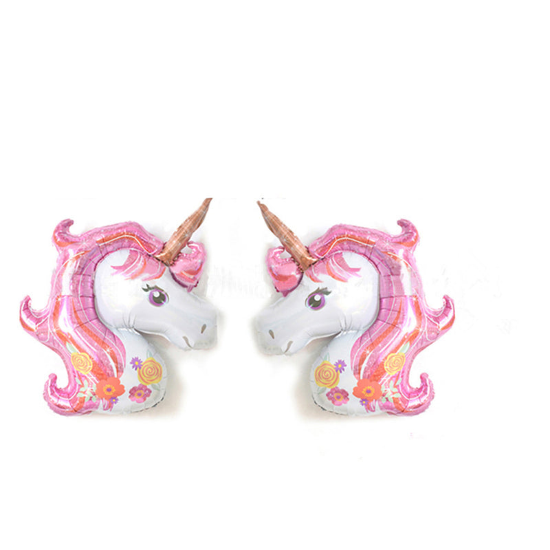 Unicorn Aluminium Balloon Children's Festival Birthday Party Decoration