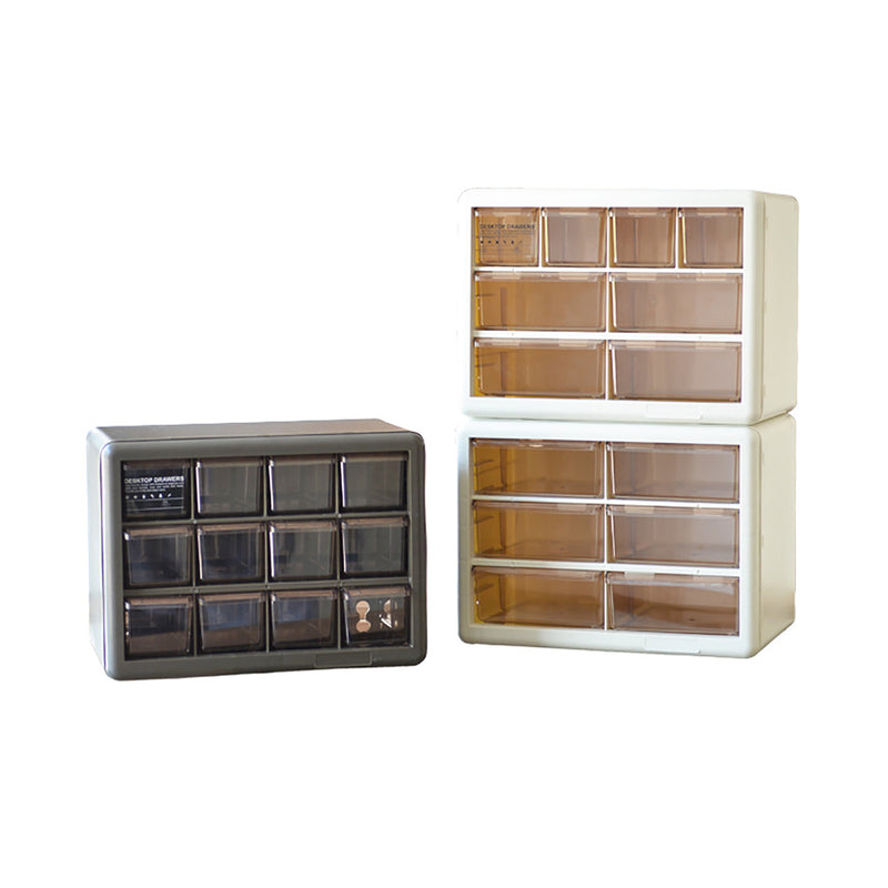 Transparent Jewelry Storage Organizer Drawers Box Makeup Cosmetic Case