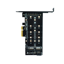 ITHOO PCENGFF-N05 PCI-E 4X to M.2 Key M+B Interface NVME M.2 SSD PCI-E Expansion Card 10Gbps for Desktop Computer