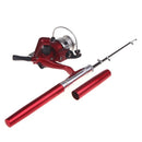 1.4M Aluminum Alloy Fishing Rod Portable Fishing Rods Pole +HIG2000 Spinning Wheel Set