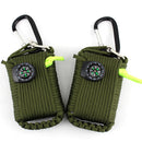22 In1 Multifunction Outdoor Fishing Survival Kit Parachute Cord First Aid Emergency Survival Tools