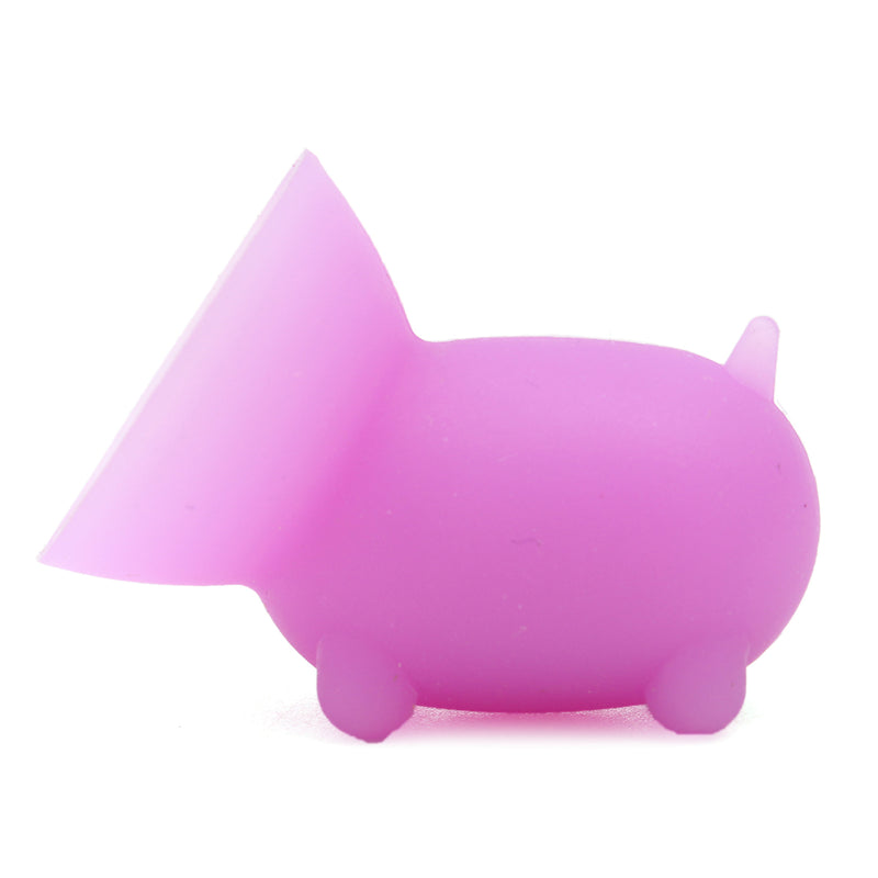 Mini Silicone Cute Pig Shape Sucker Phone Stand Mobile Phone Rubber Holder for Phone Tablet