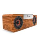 Smalody bluetooth 5.0 Speaker Portable Wooden Wireless TWS Speaker Stereo Subwoofer TF Card FM Headset