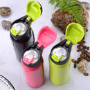 Portable 304 Stainless Steel 500ML Drink Water Bottle Insulated With Straw Water Bottle