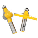 2pcs 1/2 Inch Shank Door Handrail Router Bit Set Woodworking Cutter Tool Set