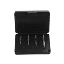 Drillpro 4pcs Small Size Double Side Damaged Screw Extractor Bolt Stud Remover Tool