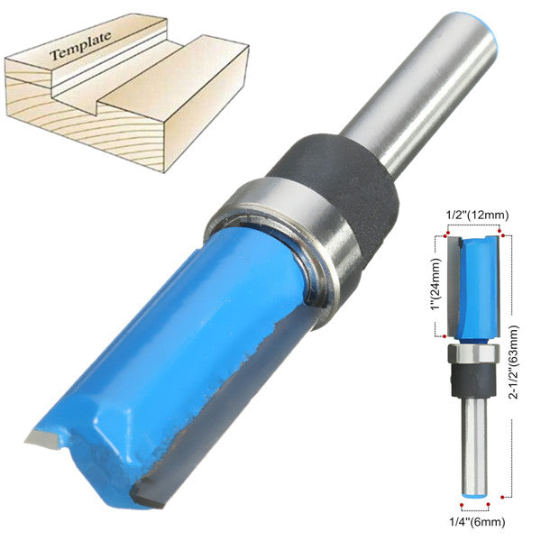 1/4 Inch Shank Flush Trim Router Bit