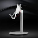 XGear S1 Metal 35 Degree Up Down Adjustable Cable Clip Desktop Stand Lazy Holder for Mobile Phone Tablet under 10 inch
