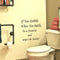 Waterproof Removable Toilet Seat Cover Sticker If You Dribblre Bathroom Wall Decal Home Decor