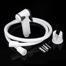 ABS Bathroom Portable Bidet Sprayer Kits Handheld Toilet Bidet Shower Head Sprayer for Personal Hygiene w/ 1.2m Hose Installation Base