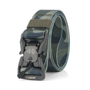 TUSHI CM9S 125cm Magnetic Buckle Heavy Duty Tactical Belt Camouflage Quick Release Nylon Waist Belt