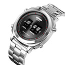 SKMEI 1531 Creative Drum Watch Stainless Steel Waterproof Business Men Watch Quartz Watch