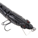 ZANLURE 13cm 18g 3D Eyes Shrimp Lure ABS Artificial Fishing Bait With Hooks Fishing Tackle
