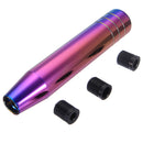 Neo Chrome Car Gear Shift Knob Shifter Lever Aluminum Auto Manual Universal