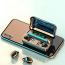 F9-5 TWS bluetooth 5.0 Three LED Power Display Earphone Waterproof Wireless Stereo Earbuds with Charging Box