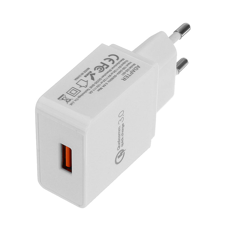 FONKEN QC3.0 2A Quick Charging USB Charger Adapter For iPhone X XS HUAWEI P30 Oneplus 7 XIAOMI MI9 S10 S10+