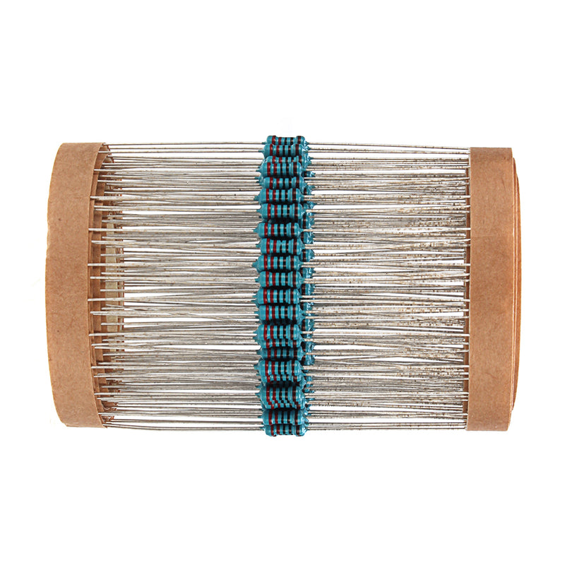 2000pcs 1/4W 220 ohm Resistor +/- 1% ROHS1/4w 220R ohm Metal Film Resistors 0.25W Watt Color Ring Resistance Carbon Film