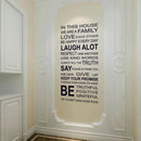 Removable Vinyl Decal Art Mural Family Home Living Room Decor Quote Wall Sticker