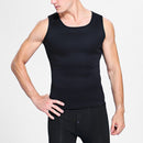 Sweat Sauna Body Shaper Men Vest Thermo Neoprene Trainer Sliming Waist Belt Tracksuit Black