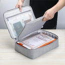 Multi-Function Storage Bag With Liner Package Household Polyester Document Storage Bag for Passport Certificate