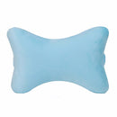 Car Head Rest Bone Shape Car Memory Pillow Cover Head Rest Cushion Blue Gray 28198 cm