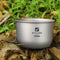 100% Titanium 500ml Outdoor Camping Picnic Water Cup Ultralight Portable Tea Mug Camping Cookware