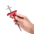 Aluminum Alloy Woodworking Linear Scriber Tool DIY Scribe Tool Pin Line Drawing Marking Tool