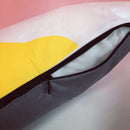 58cm Cute Semicircle Duck Throw Pillow Cotton Cloth Sofa Car Bed Cushion Home Decoration