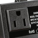 AC 220V/240V To AC 110V/120V 200W International Voltage Converter Travel Transformer With US Plug