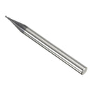 2 Flutes Radius 0.5mm Tungsten Steel Coated Ball Nose End Mill Cutter