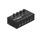 N-AUDIO MX400 Line Audio Mixer 4 Channels Input 1 Channel Output Line MONO Mixer With Power Adapter-EU Plug