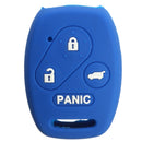 Car Key Case Cover Silicone Car Key Keyless Fob Cover Shell Case 4 Button For Honda Accord Civic